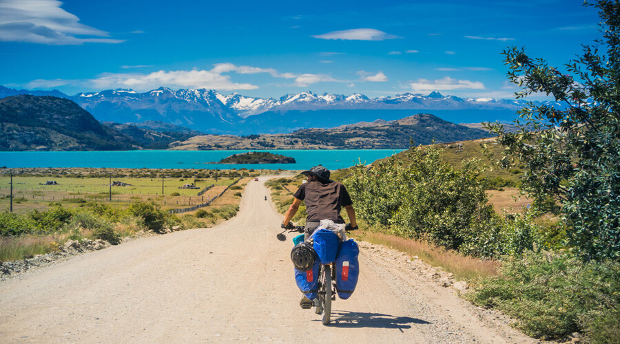 La Carretera Austral nei pressi del lago Generaal Carrera