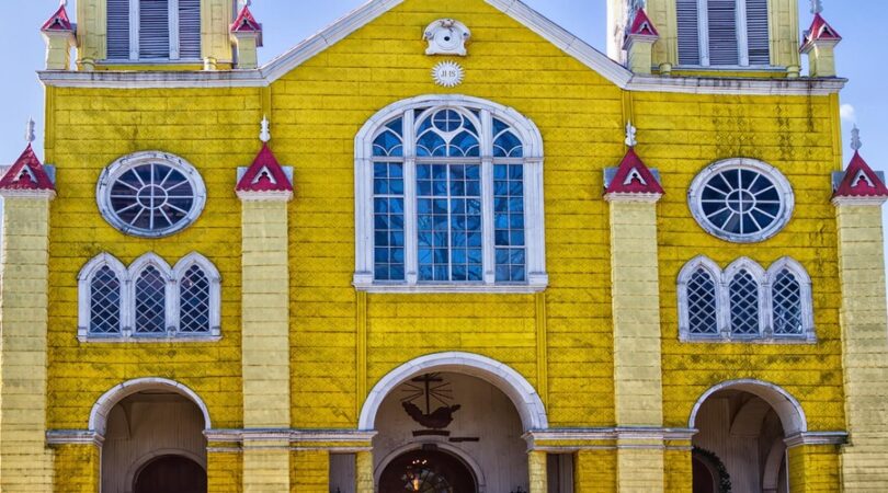 isola di Chiloé, una chiesa in legno Patrimonio dell'Umanità UNESCO