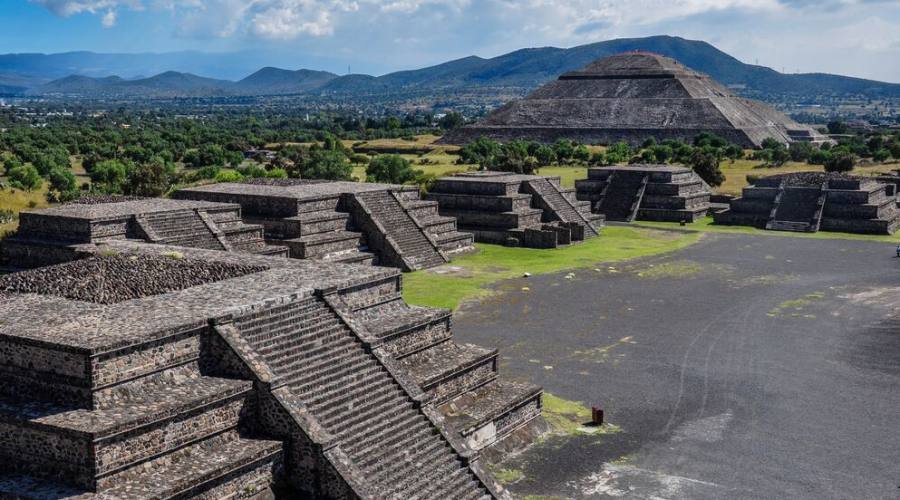 Le rovine di Teotihuacan