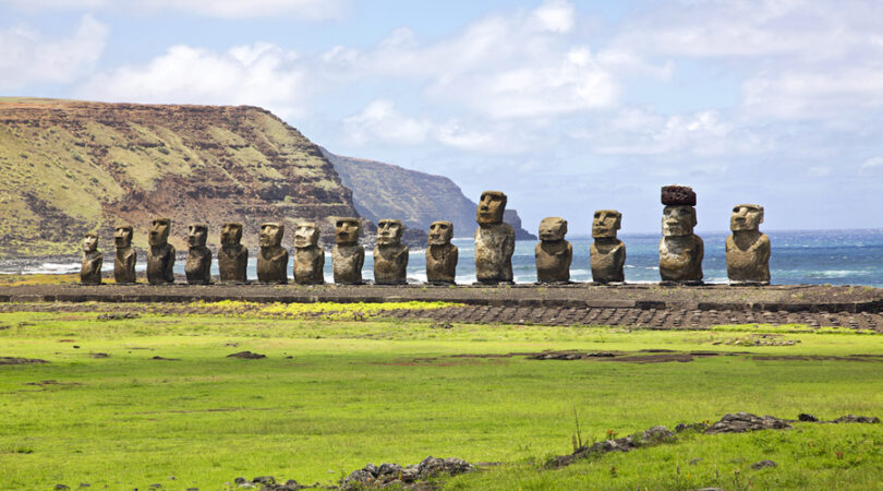 Ahu Tongariki - the largest ahu on Easter Island