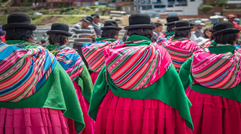 Cholitas (donne che indossano vestiti tradizionali), Bolivia