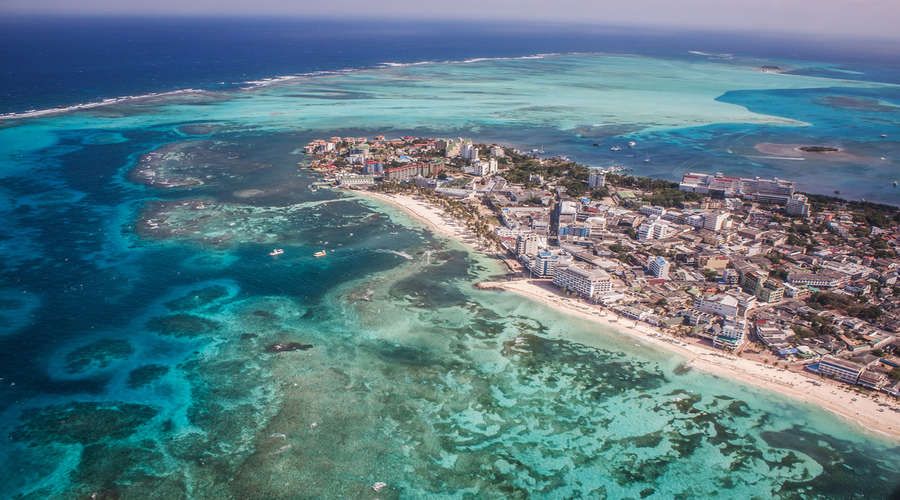 San Andres Vista dal drone