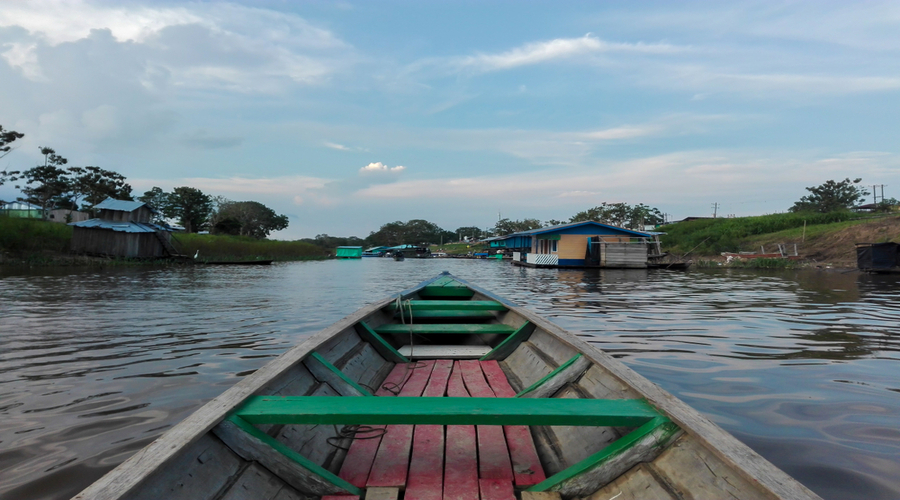 On-a-boat-entering-Leticia-Colombia