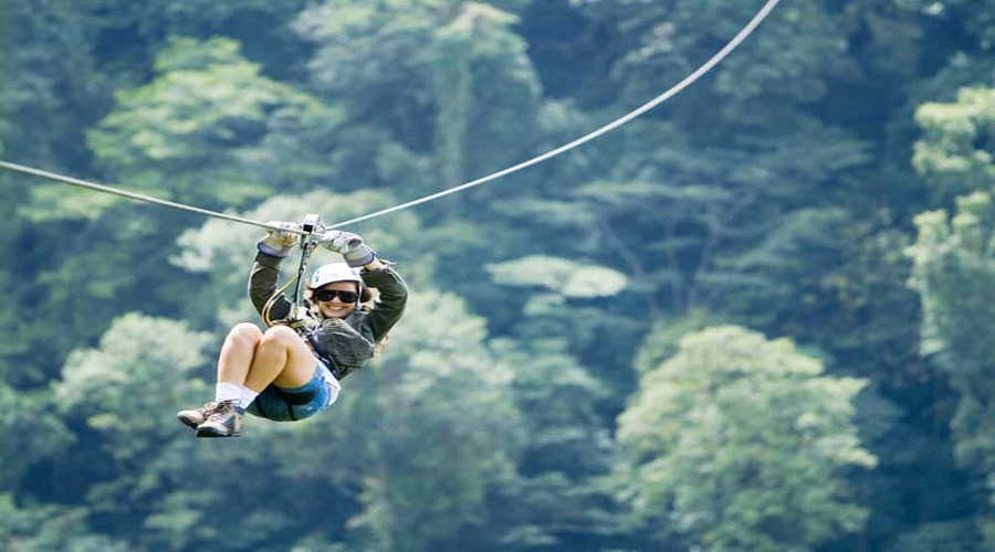 Zip line a Monteverde