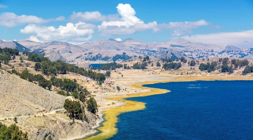 Isola del Sol, Bolivia, foto panoramica