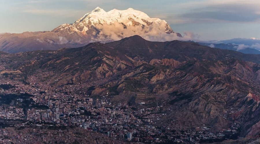 La Paz, Bolivia, foto panoramica