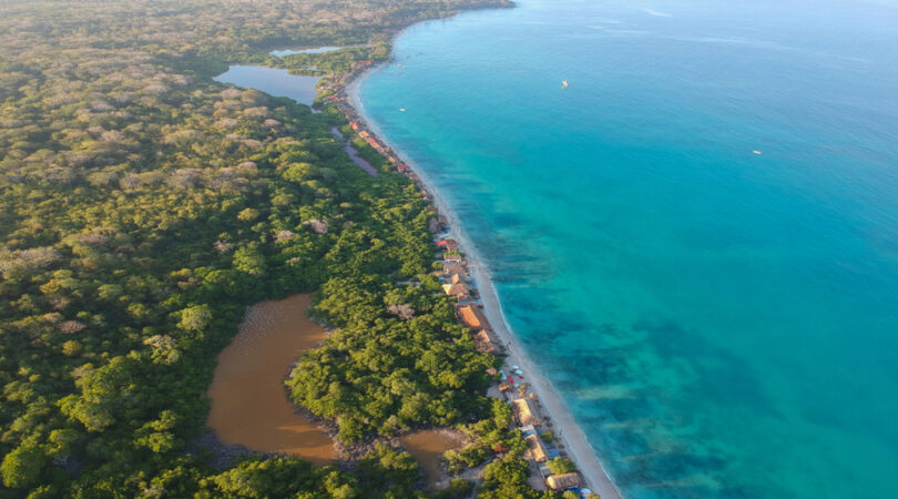 aerial-view-of-Playa-Blanca-or-White-Beach-on-the-Caribbean-island-of-Isla-Baru