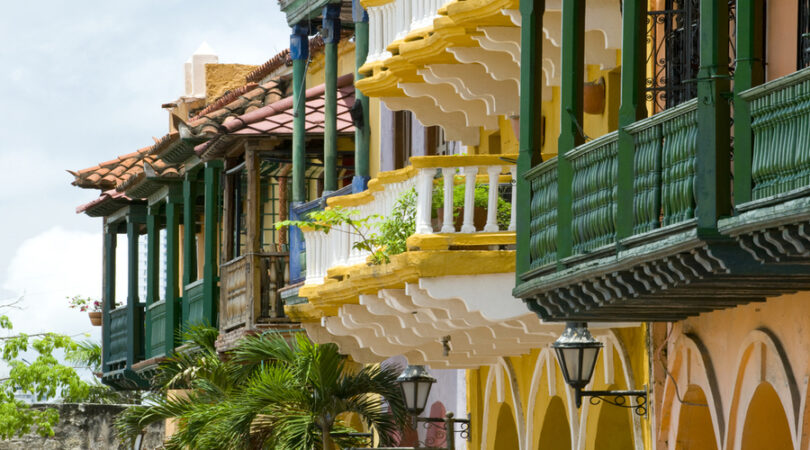 Colonial Balconies, Cartagena De Indias