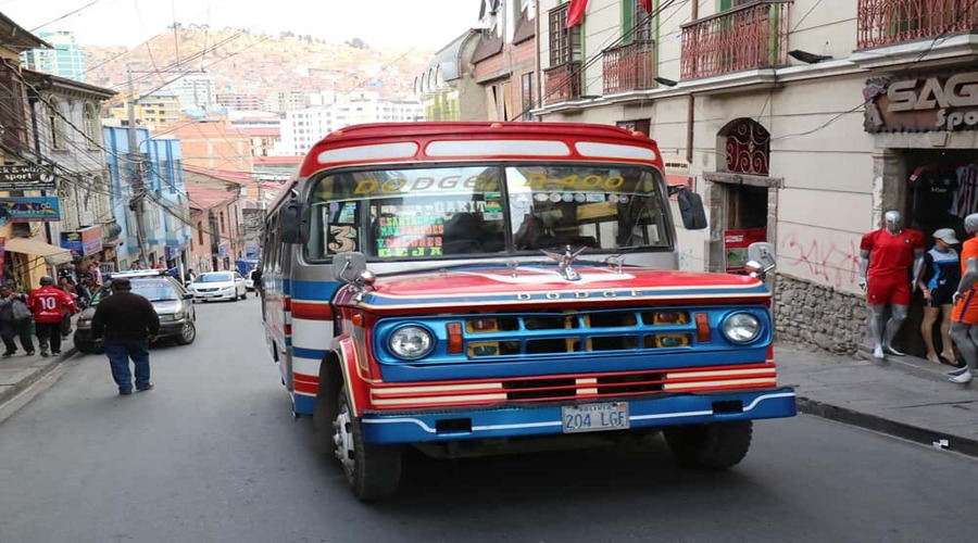 La Paz, camioneta 