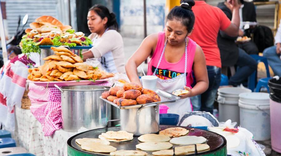 Street food in Guatemala