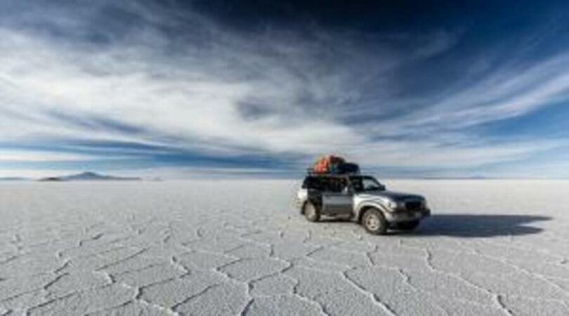 Jeep sul Salar de Uyuni