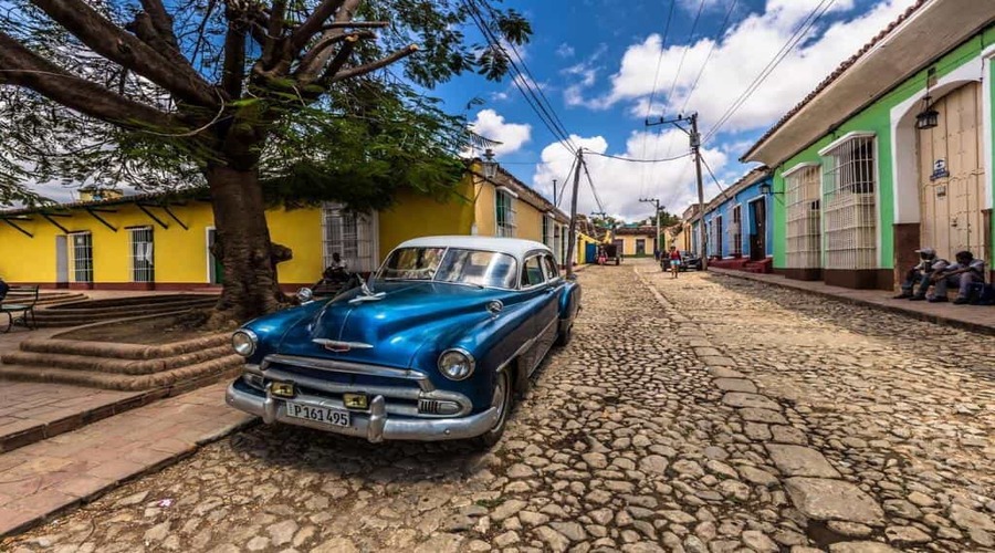 Trinidad auto in primo piano