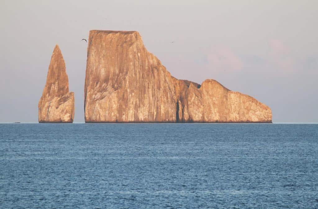 Kicker Rock (Leon dormido) in San Cristobal island