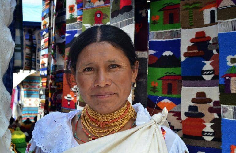 Otavalo, ritratto di donna