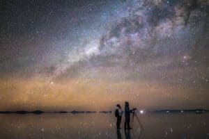 Salar de Uyuni Bolivia- cielo stellato