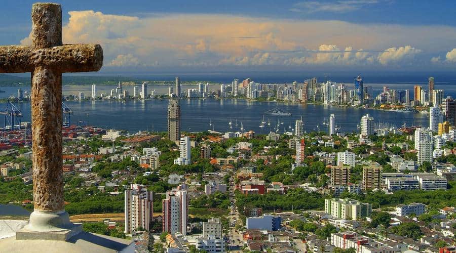 Cartagena, veduta panoramica