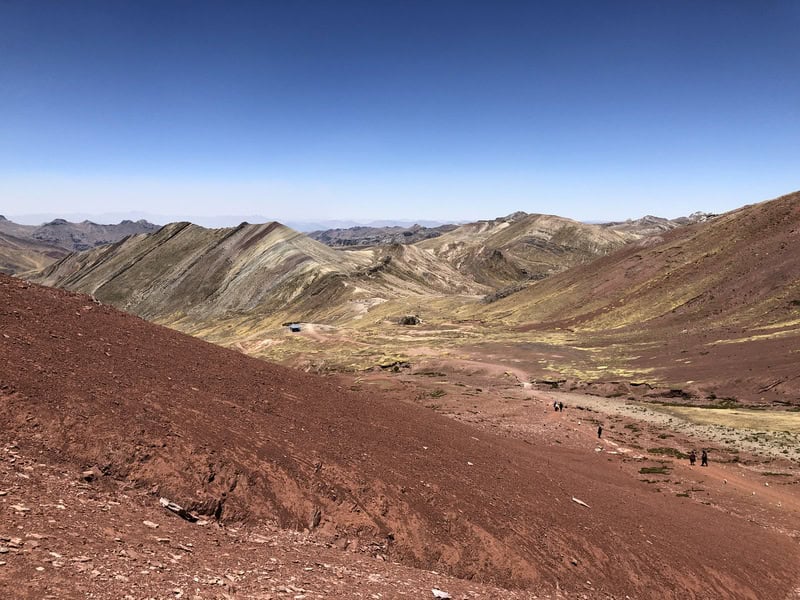 Montagne Colorate in Perù Vallata Palcoyo