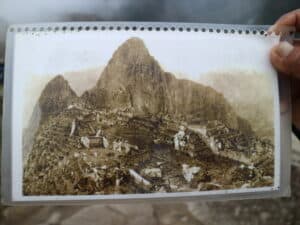 Foto dell'epoca di Macchu Picchu