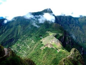 Machu Picchu dall'alto