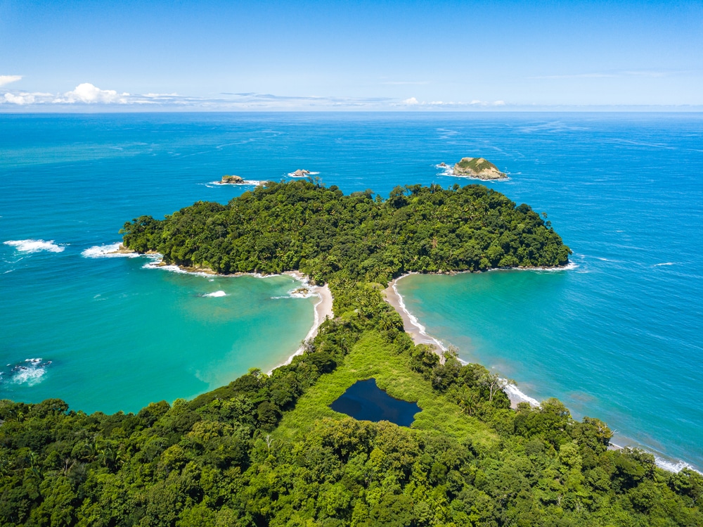 Spiagge del Parco Manuel Antonio viste dal drone