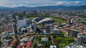 Beautiful-aerial-view-of-the-Sabana-Park-in-San-Jose-Costa-Rica.