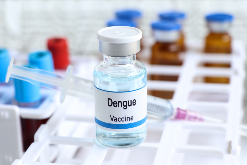 Dengue vaccine in a vial, immunization and treatment of infection, vaccine used for disease prevention