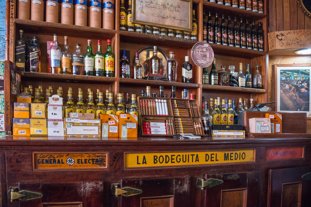 View-of-the-shelves-in-the-interior-of-the-Bodeguita-del-Medio