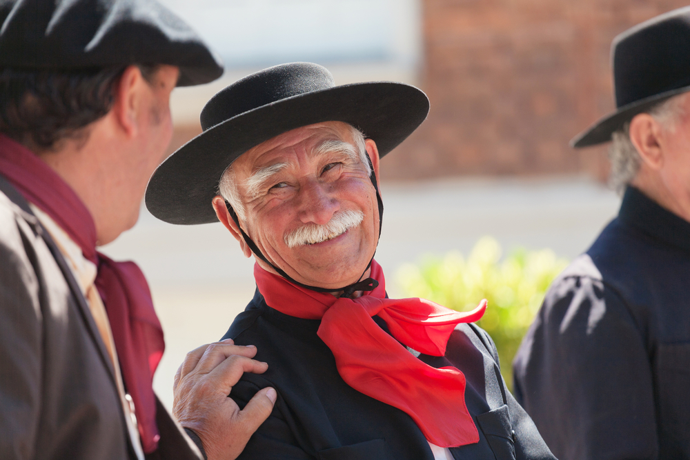 Gauchos en Fiesta de la Tradicion in San Antonio de Arec