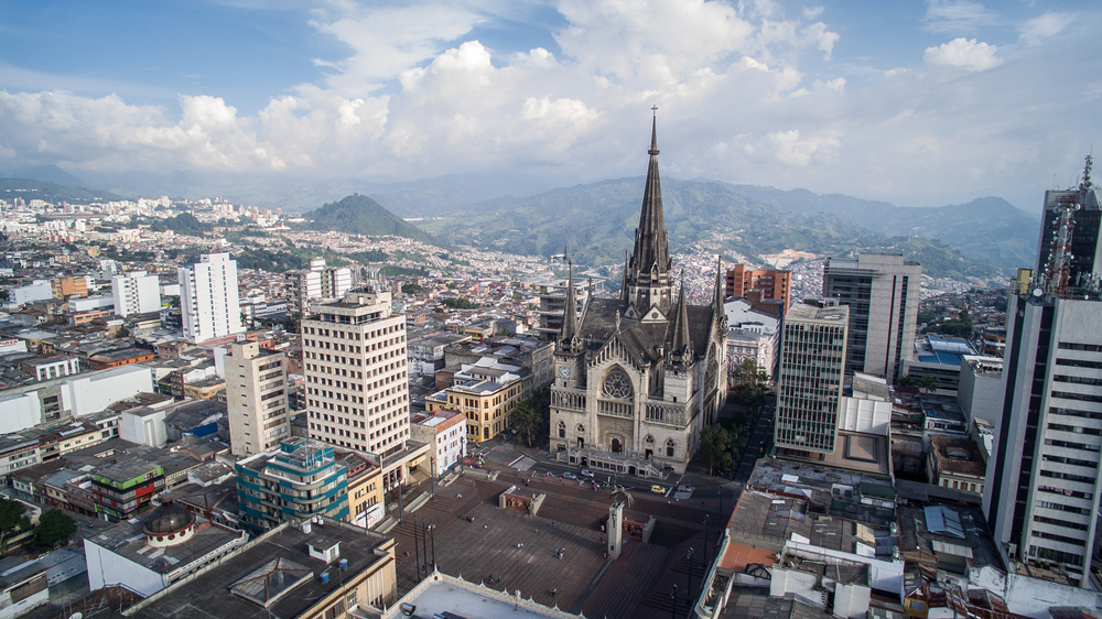 Manizales tourist sites, historical architectural monument of Colombia