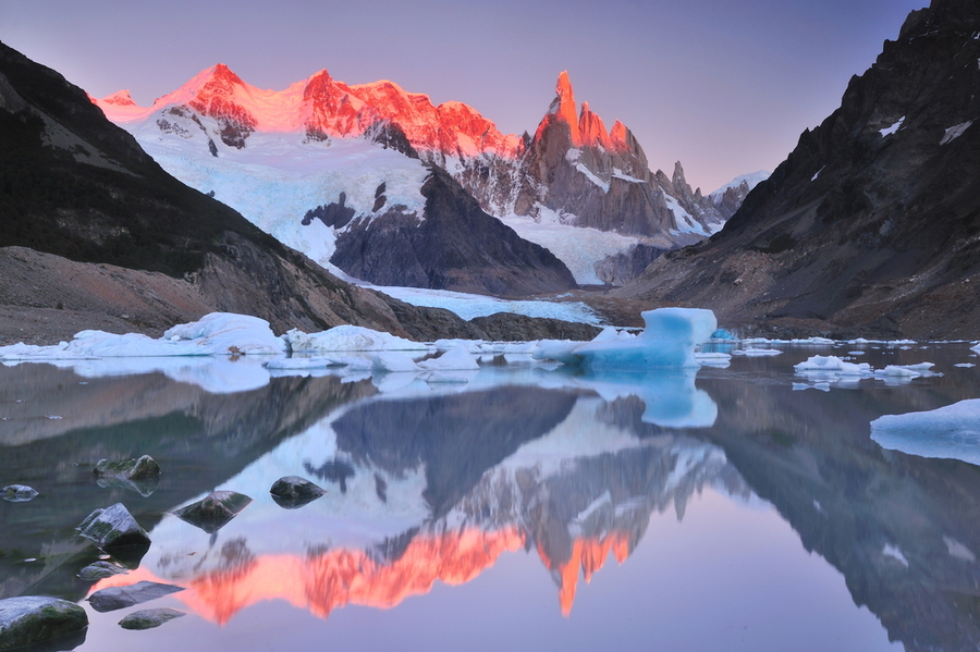 Sunrise-of-Cerro-Torre-by-Laguna-Torre