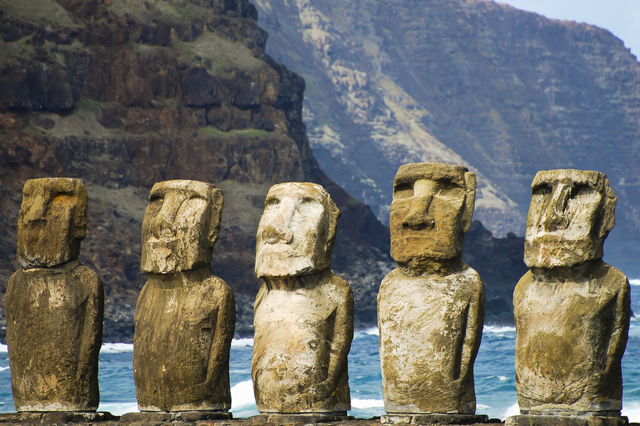 Tongariki Moais - Easter Island