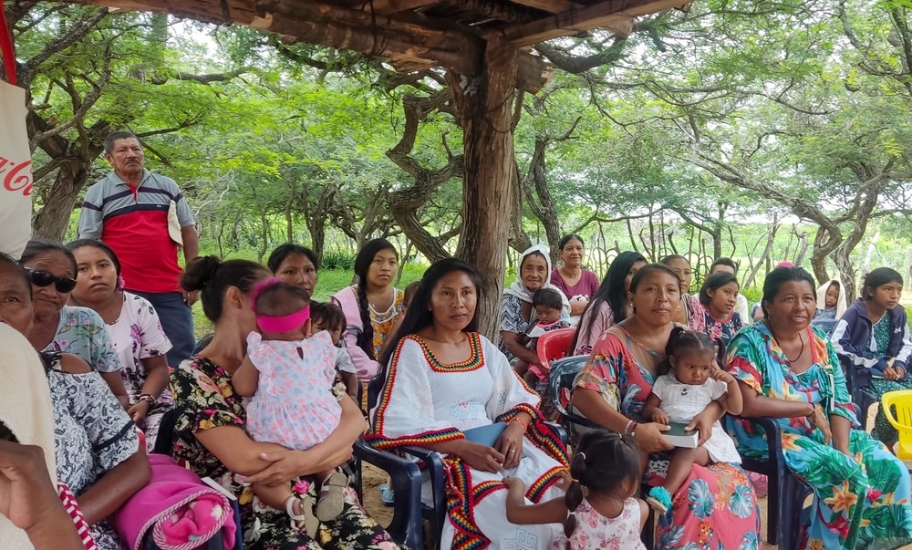 indigenous community of the Wayuu ethnic group, where the children and also their mothers appear in their ancestral territories. maicao, la guajira