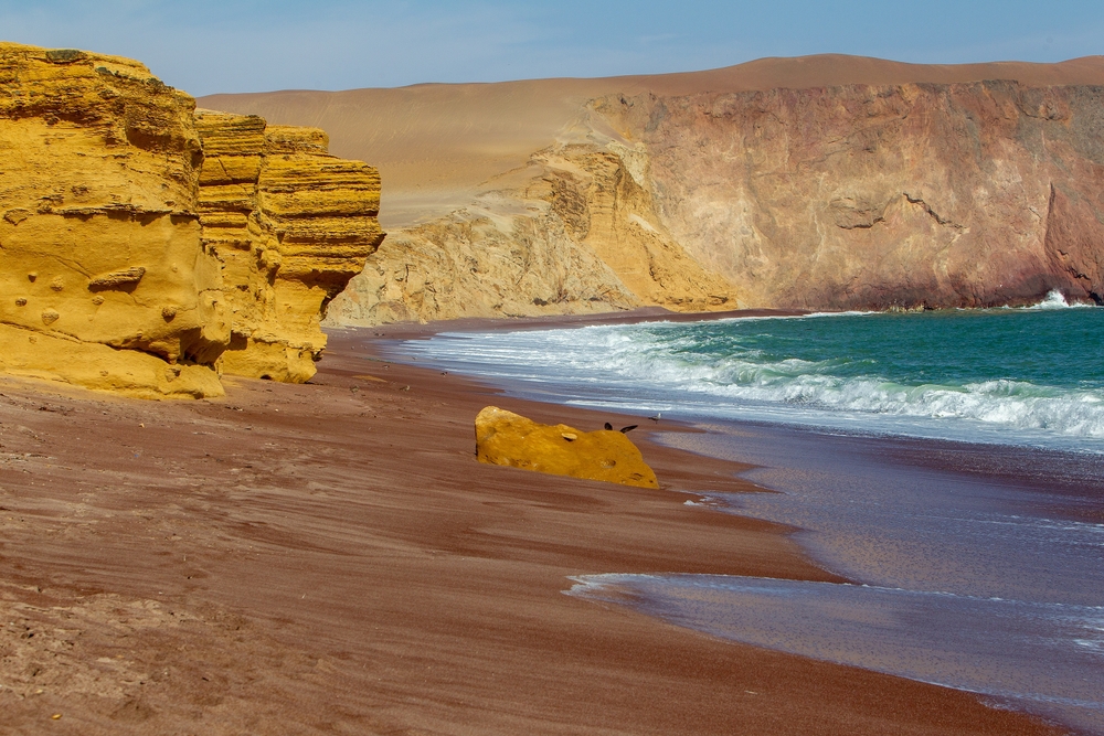 Spiaggia riserva paracas