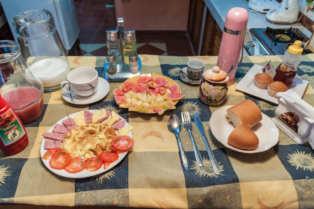 Colazione in una casa particular