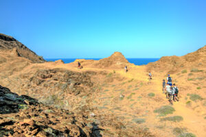 Punta Pitt, San Cristobal, escursionisti